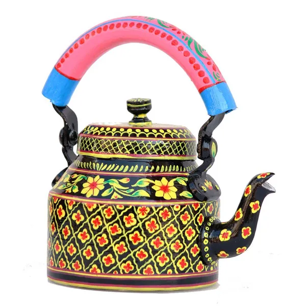 Multicolour_Traditional_Design_Hand_Painted_Tea_Kettle_Pot