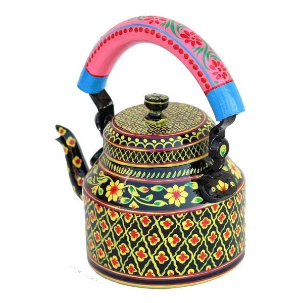 Multicolour_Traditional_Design_Hand_Painted_Tea_Kettle_Pot