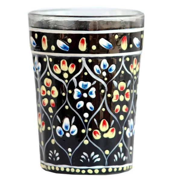 Multicolour_Traditional_Hand_Painted_Figurine_Aluminium_Tea_Kettle_Pot_Set