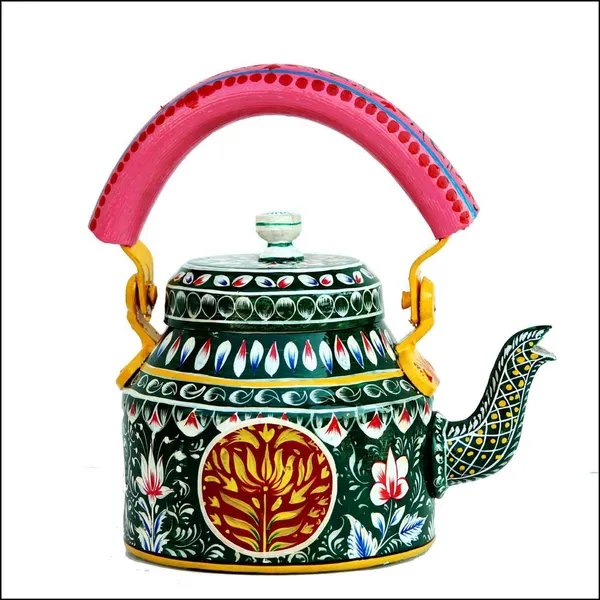 Multicolour_Traditional_Design_Hand_Painted_Tea_Kettle_Pot