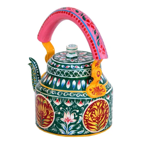 Multicolour_Traditional_Design_Hand_Painted_Tea_Kettle_Pot
