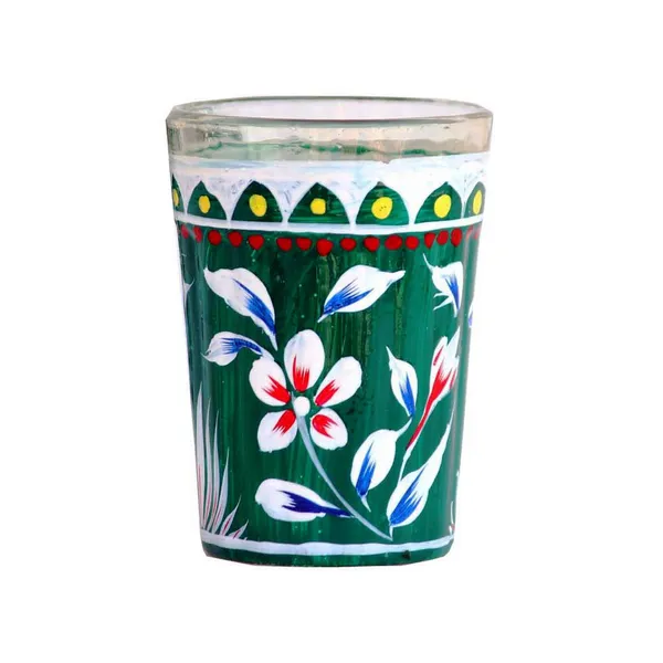 Multicolour_Traditional_Hand_Painted_Figurine_Aluminium_Tea_Kettle_Pot_Set