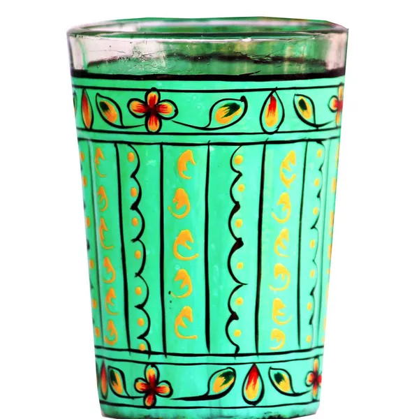 Multicolour_Traditional_Hand_Painted_Figurine_Aluminium_Tea_Kettle_Pot_Set