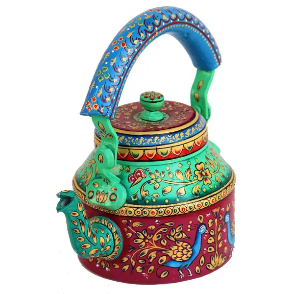 Multicolour_Traditional_Design_Hand_Painted_Tea_Kettle_Pot