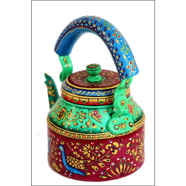 Multicolour_Traditional_Design_Hand_Painted_Tea_Kettle_Pot