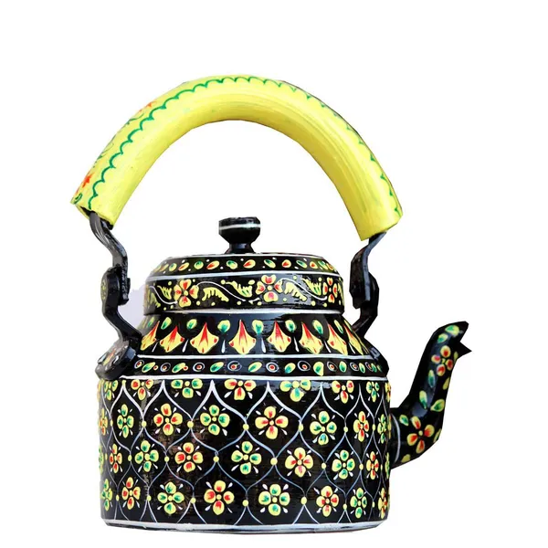 Multicolour_Traditional_Design_Hand_Painted_Tea_Kettle_Pot