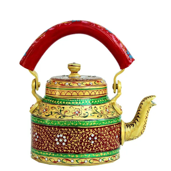 Multicolour_Traditional_Design_Hand_Painted_Tea_Kettle_Pot