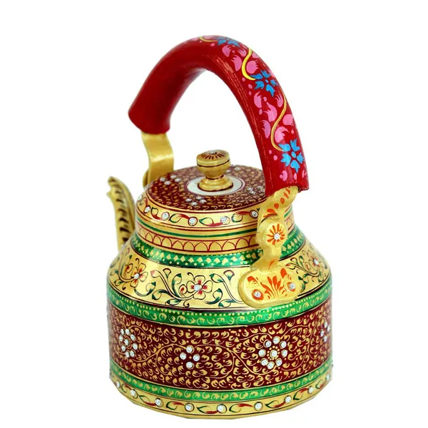 Multicolour_Traditional_Design_Hand_Painted_Tea_Kettle_Pot