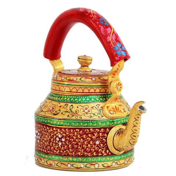 Multicolour_Traditional_Design_Hand_Painted_Tea_Kettle_Pot