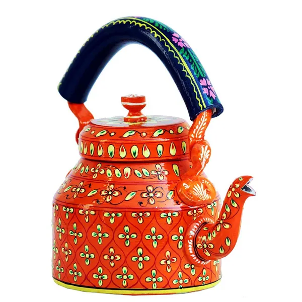 Multicolour_Traditional_Design_Hand_Painted_Tea_Kettle_Pot