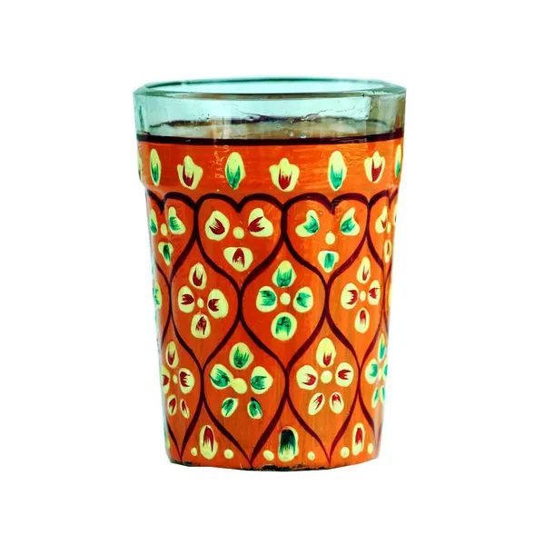 Multicolour_Traditional_Hand_Painted_Figurine_Aluminium_Tea_Kettle_Pot_Set