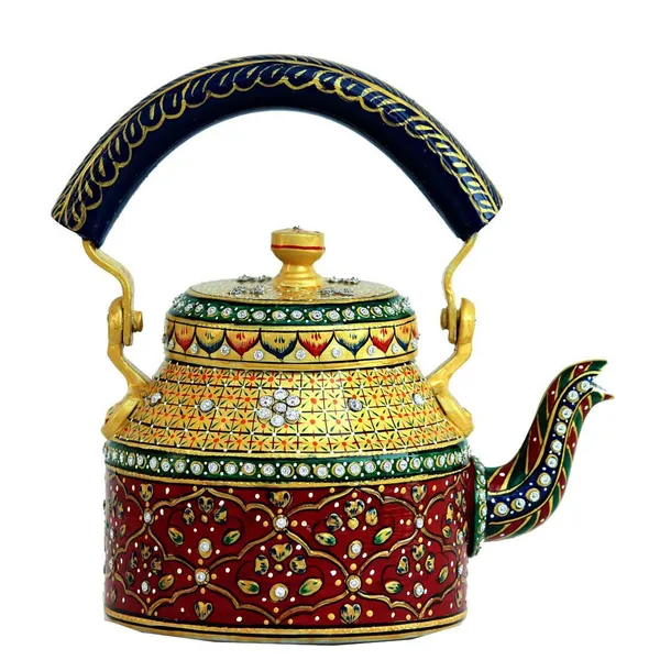 Multicolour_Traditional_Design_Hand_Painted_Tea_Kettle_Pot