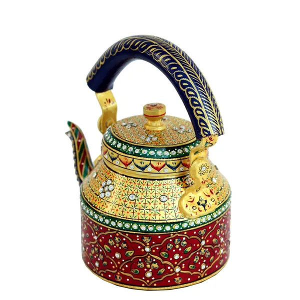 Multicolour_Traditional_Design_Hand_Painted_Tea_Kettle_Pot