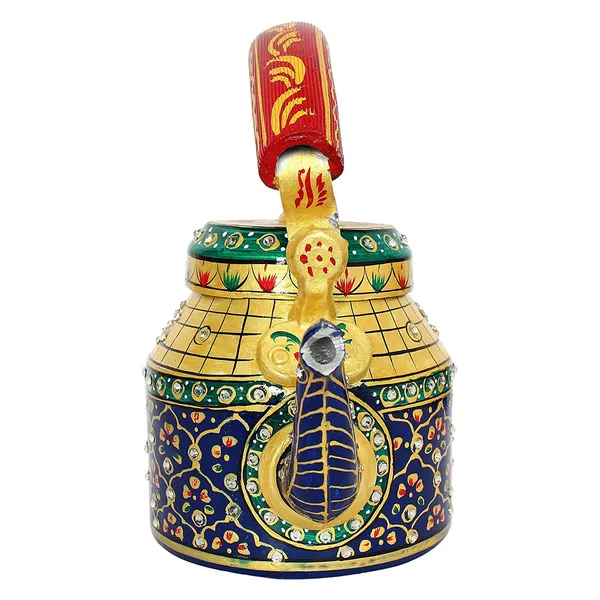 Multicolour_Traditional_Design_Hand_Painted_Tea_Kettle_Pot