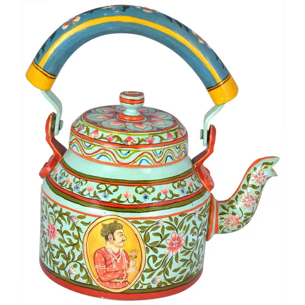 Multicolour_Traditional_Design_Hand_Painted_Tea_Kettle_Pot