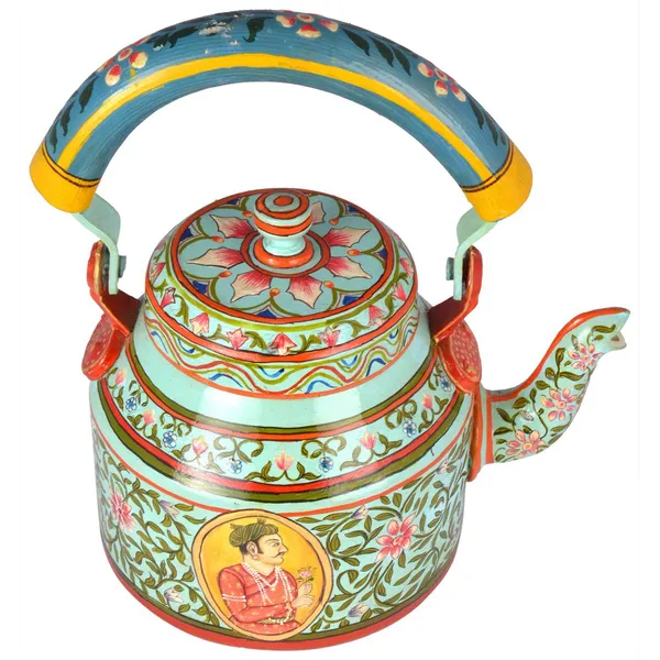Multicolour_Traditional_Design_Hand_Painted_Tea_Kettle_Pot