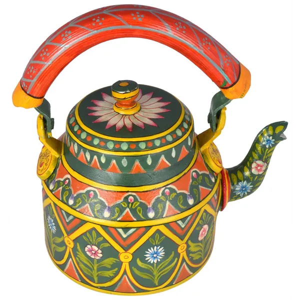 Multicolour_Traditional_Design_Hand_Painted_Tea_Kettle_Pot