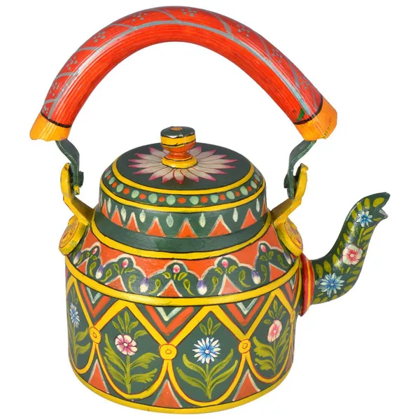Multicolour_Traditional_Design_Hand_Painted_Tea_Kettle_Pot