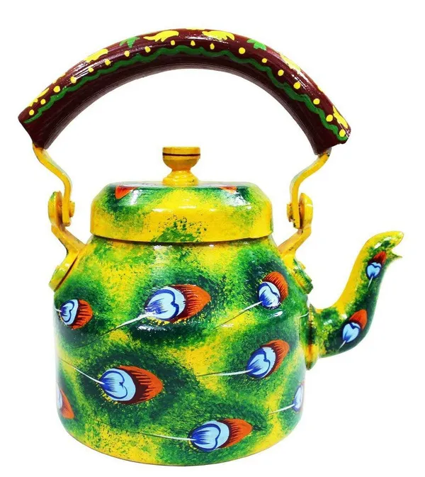 Multicolour_Traditional_Design_Hand_Painted_Tea_Kettle_Pot