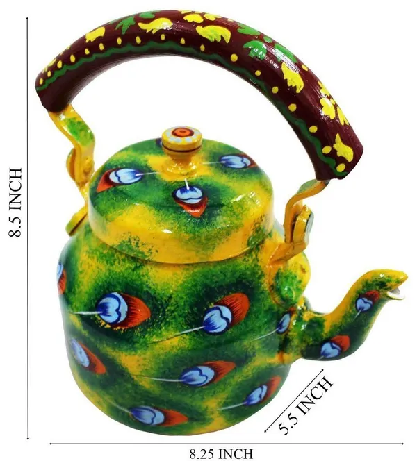 Multicolour_Traditional_Design_Hand_Painted_Tea_Kettle_Pot