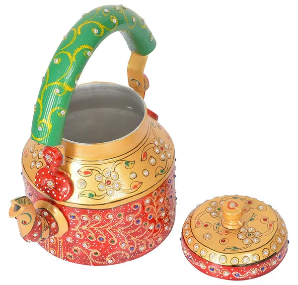Multicolour_Traditional_Design_Hand_Painted_Tea_Kettle_Pot