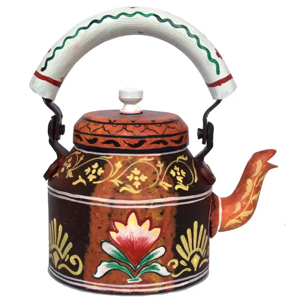 Multicolour_Traditional_Design_Hand_Painted_Tea_Kettle_Pot