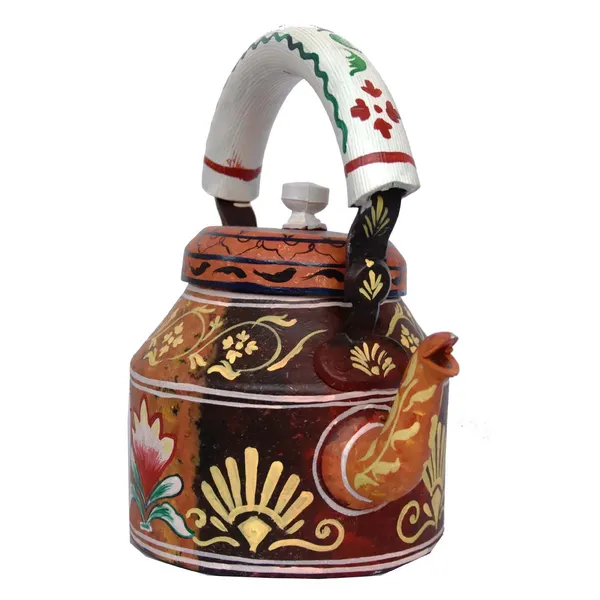 Multicolour_Traditional_Design_Hand_Painted_Tea_Kettle_Pot