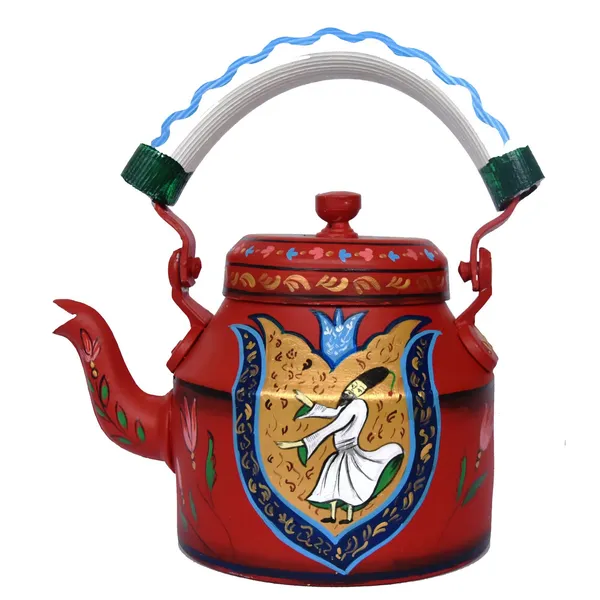 Multicolour_Traditional_Design_Hand_Painted_Tea_Kettle_Pot
