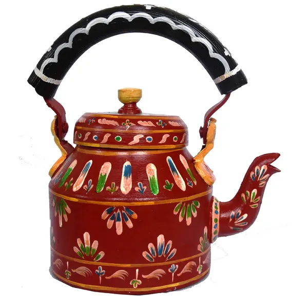 Multicolour_Traditional_Design_Hand_Painted_Tea_Kettle_Pot