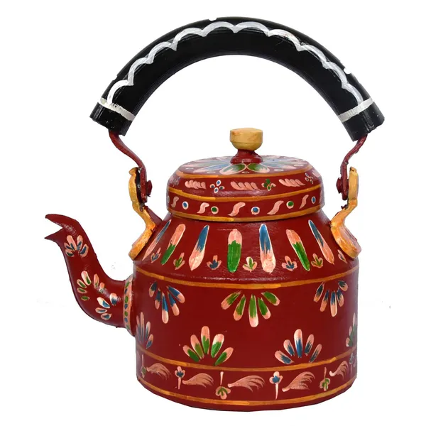 Multicolour_Traditional_Design_Hand_Painted_Tea_Kettle_Pot