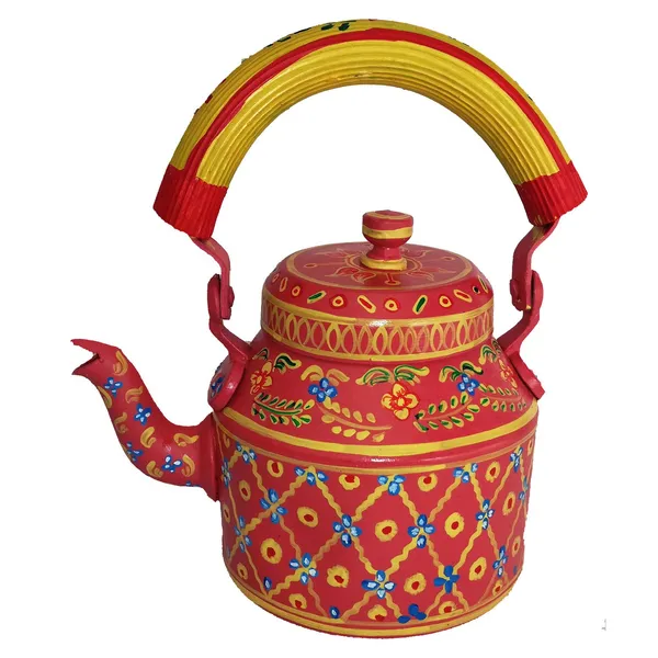 Multicolour_Traditional_Design_Hand_Painted_Tea_Kettle_Pot