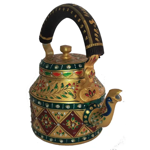 Multicolour_Traditional_Design_Hand_Painted_Tea_Kettle_Pot