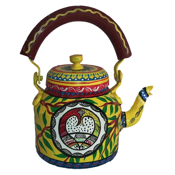 Multicolour_Traditional_Design_Hand_Painted_Tea_Kettle_Pot
