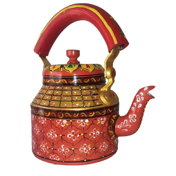 Multicolour_Traditional_Design_Hand_Painted_Tea_Kettle_Pot