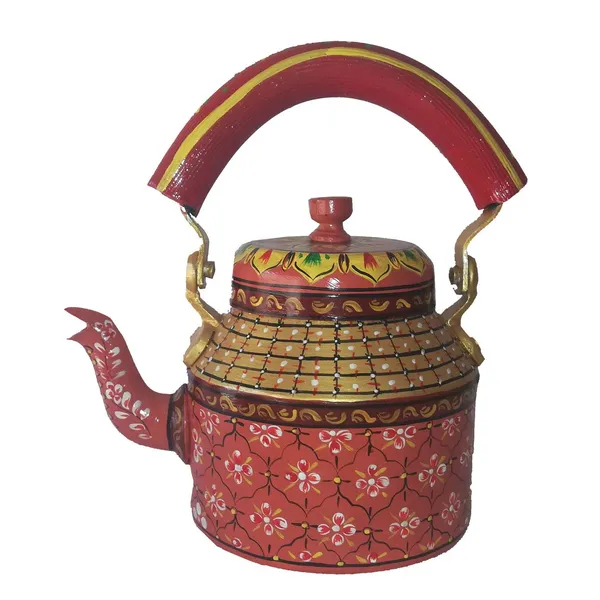 Multicolour_Traditional_Design_Hand_Painted_Tea_Kettle_Pot