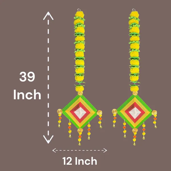 Multicolour_Handmade_Traditional_Design_Woolen_Kites_With_Beads_Pack_Of_4