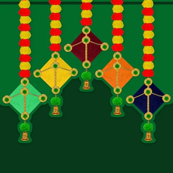Multicolour_Handmade_Traditional_Design_Woolen_Kites_With_Beads_Pack_Of_4