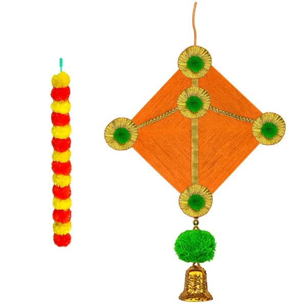 Multicolour_Handmade_Traditional_Design_Woolen_Kites_With_Beads_Pack_Of_4