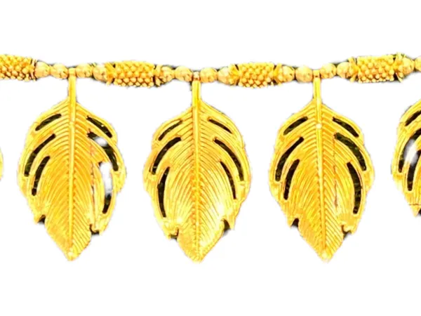 Multicolour_Decorative_Handmade_Elegant_Door_Toran_With_Golden_Leaves_&_Beads