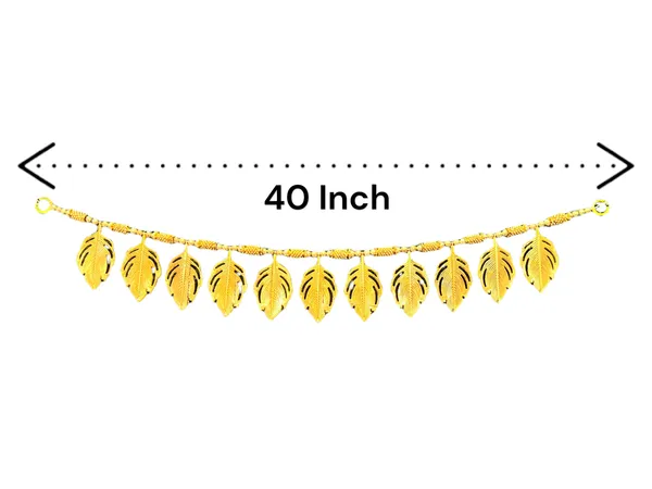 Multicolour_Decorative_Handmade_Elegant_Door_Toran_With_Golden_Leaves_&_Beads