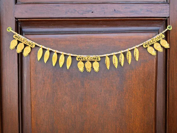 Multicolour_Decorative_Handmade_Shubh_Labh_Door_Toran_With_Beads