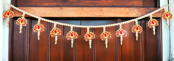Multicolour_Decorative_Handmade_Traditional_Lotus_Door_Toran