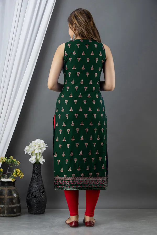 Green_Viscose_Rayon_Printed_Straight_Kurta_For_Women