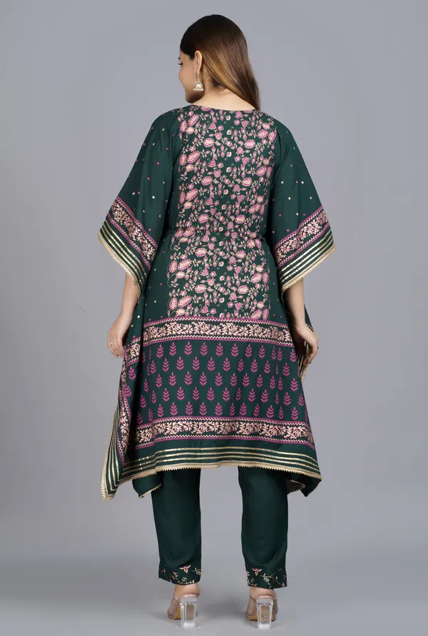 Dark_Blue_Viscose_Rayon_Printed_Kaftan_Pant_Set_For_Women