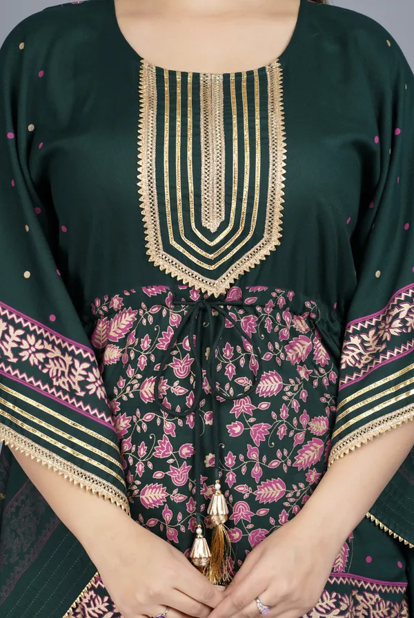 Dark_Blue_Viscose_Rayon_Printed_Kaftan_Pant_Set_For_Women