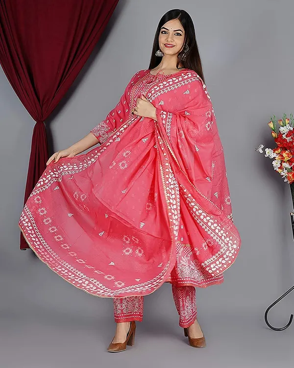 Pink_Viscose_Rayon_Printed_Kurta_Palazzo_Set_For_Women