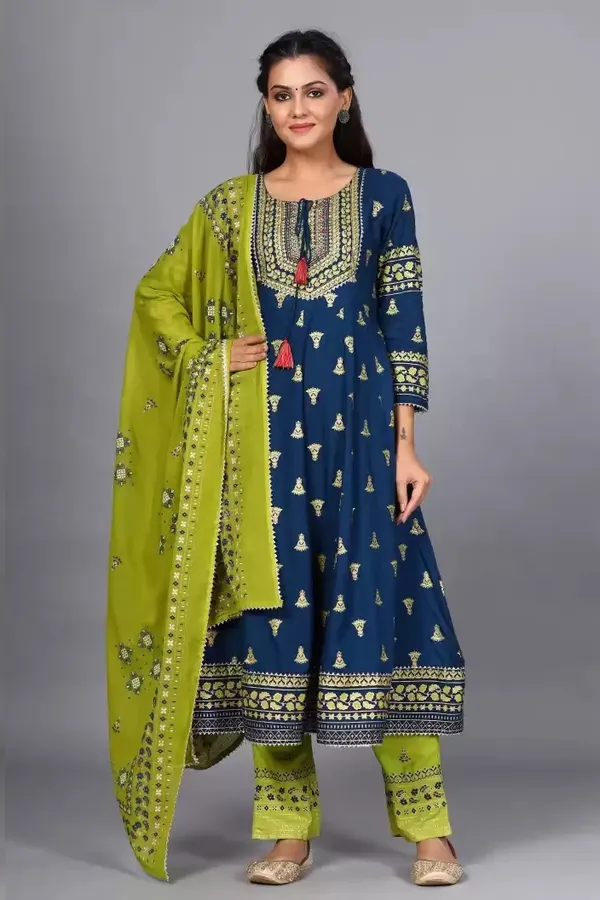Black_Viscose_Rayon_Printed_Kurta_Palazzo_Set_For_Women