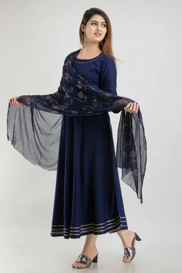 Dark_Blue_Viscose_Rayon_Striped_A-Line_Kurta_For_Women