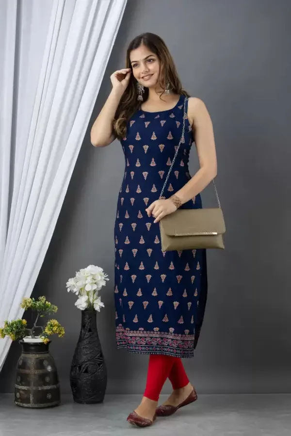 Purple_Viscose_Rayon_Floral_Print_Straight_Kurta_For_Women