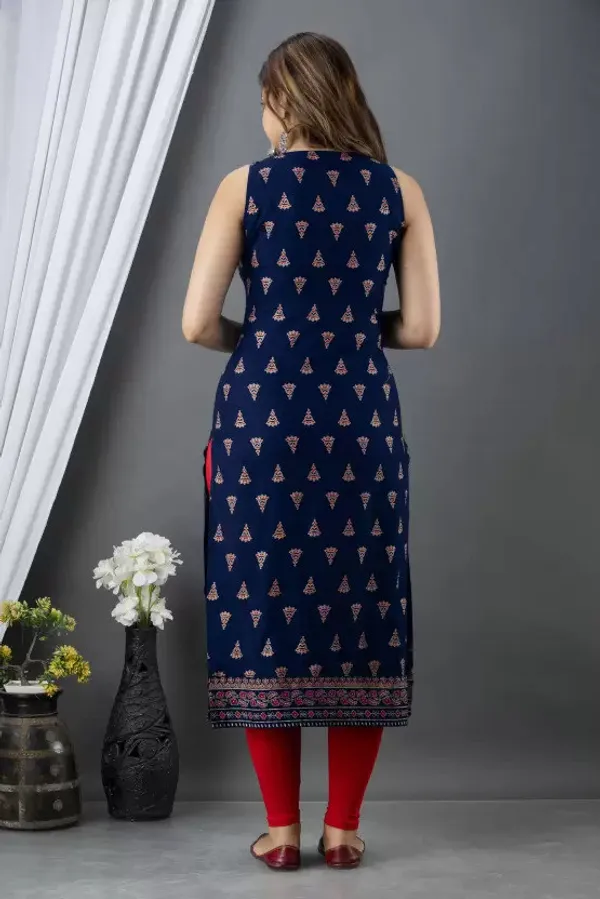 Purple_Viscose_Rayon_Floral_Print_Straight_Kurta_For_Women